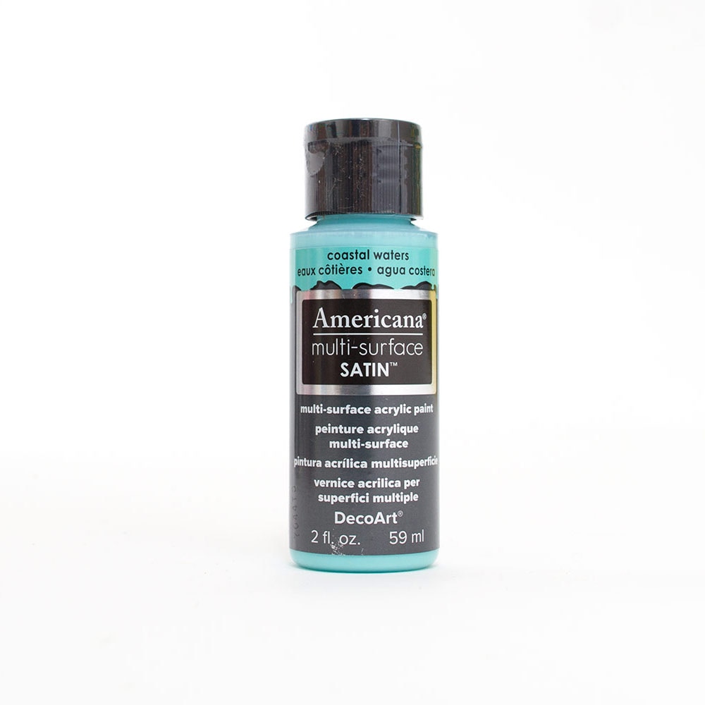 Americana, Acrylic, Art & School, Multi-surface, Paint, 2 ounce, 45270, Coastal Waters
